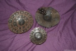 Decorative metal bowls